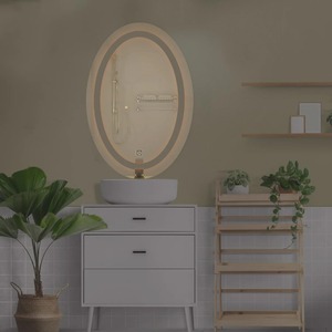 Bathroom LED Mirror Touch Sensor Beveled Edge Scandinavian Design 18x30 Inch Wall Mirror with 3 <b>Light</b> Effects - Product Image 6