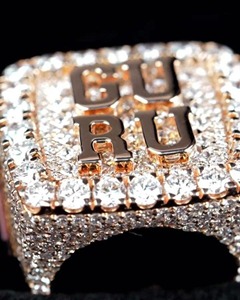 Anillo de Campeonato Personalizado con Incrustaciones de Diamantes VVS Moissanite, Anillo Masculino Estilo Hip Hop, Joyería Brillante - Product Image 3