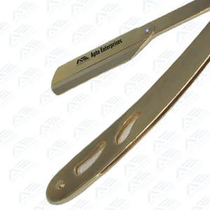 Rasoir droit pliable en acier inoxydable personnalisé Outil de toilettage de précision pour les barbiers professionnels et les amateurs de rasage - Product Image 5