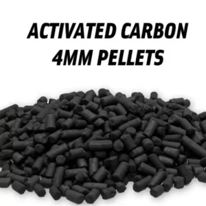 Charbon actif en granulés de coque de noix de coco en gros d'usine, charbon actif en pilier pour l'eau, 80% de carbone actif CTC - Product Image 1