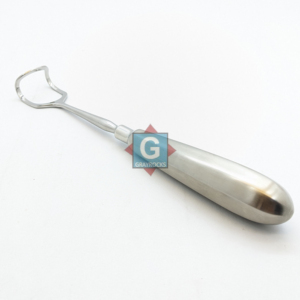 Rétracteur chirurgical dentaire Middeldorf, argenté, poignée ergonomique, instrument manuel, classe I - Product Image 1