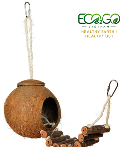 บ้านนกมะพร้าวออร์แกนิกธรรมชาติ 100% จากผู้ผลิตเวียดนาม Eco2go คุณภาพสูง ลายสัตว์ - Product Image 6