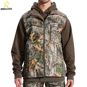 <b>Mens</b> Camo Hunting Vest Water-Resistant Sleeveless <b>Jacket</b> with Pockets for Outdoor Fishing Hiking - Product Image 1