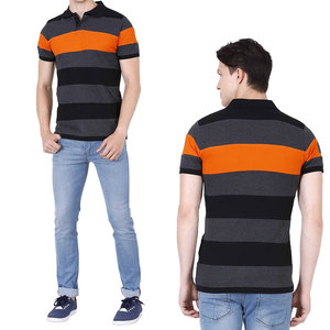 เสื้อโปโลแขนสั้นน้ำหนักเบาขายดี ดีไซน์เท่ คอปกพับได้ ผ้าฝ้าย 100% รับผลิตแบบ OEM พิมพ์ลายได้ ใส่ได้ทั้งชายและหญิง - Product Image 3