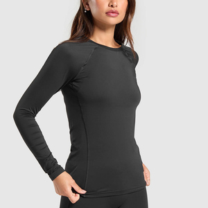 T-shirts à manches longues unisexes pour femmes, streetwear de haute qualité, 100% coton, respirants, séchage rapide, coupe ajustée - Product Image 4