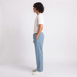 Pantalon d'été ample pour homme 100% nylon polyester, taille mi-haute élastique avec cordon de serrage, jogger de haute qualité, pantalon décontracté et sportif pour homme - Product Image 3