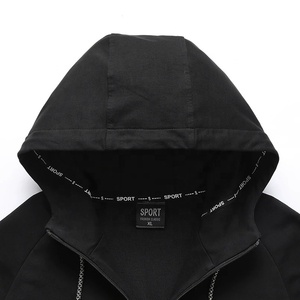 Wholesale Cheap <b>Winter</b> Lounging Clothes Men's Blank Zip Up Front Hooded <b>Jacket</b> Track Suit Casual Plain Zipper Hood Sweat Suit - Product Image 3