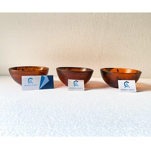 Moderna Tazón de Resina Ámbar Hecha a Mano para Servir, Regalo para Fiestas, Bodas, Inauguraciones, Vajilla Duradera, Apta para Alimentos, Libre de BPA, para Nueces y Dulces - Product Image 1