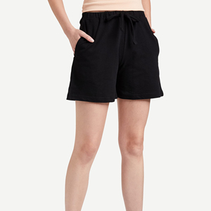 Shorts de Yoga para Mujer, de Alta Calidad, Cintura Media, Elásticos, de Secado Rápido, Transpirables, Ecológicos, de Poliéster/Algodón - Product Image 1