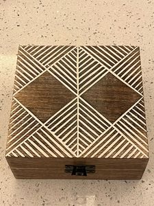Floral Polka Dot Printed Polished Handmade Luxury Gift Packaging <b>Wooden</b> <b>Boxes</b> Foldable Lid UV Advantage Jewelry Indian - Product Image 6