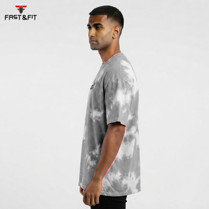 T-shirts Slim Fit Délavés à l'Acide Couleur Personnalisée Prix de Gros Nouvelle Collection T-shirts Manches Courtes Délavés à l'Acide Taille Adulte pour Hommes - Product Image 3