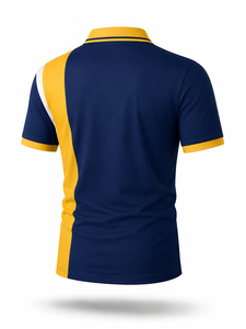 เสื้อโปโลผู้ชายแบบสั่งทำพิเศษ เสื้อกอล์ฟซับลิเมชั่น แห้งเร็ว ระบายเหงื่อได้ดี ชุดยูนิฟอร์มบริษัท ชุดกีฬาทีม - Product Image 3