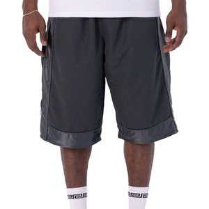 Shorts de basketball en mesh gris pour homme, coupe ample, vêtements de sport, collection 2026 - Product Image 2