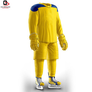 Uniforme de Hockey sobre Hielo para Hombre con Tela Elástica, Material Suave y Transpirable, Diseñado para Movimiento Activo y Juego, Servicio OEM - Product Image 2