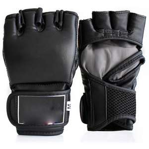 Guantes de Boxeo Profesionales de Cuero Vacuno de Alta Calidad de 10 oz para Hombre, Agarre Ligero con Cordones en la Muñeca para Entrenamiento de Boxeo - Product Image 1