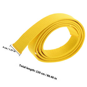 Ceintures noires d'arts martiaux brodées avec logo personnalisé Taekwondo Karaté - Product Image 2