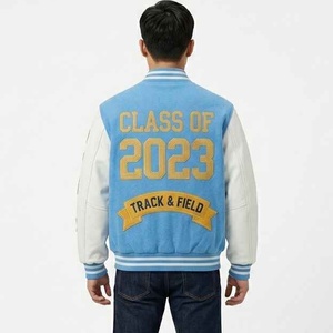 Hot Sale Heavyweight Custom Logo <b>Men's</b> <b>White</b> Varsity <b>Jacket</b> Custom Logo High Quality Leather/Wool Made <b>Men</b> Varsity <b>Jacket</b> - Product Image 5
