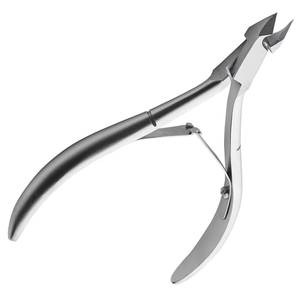 Coupe-ongles professionnel en acier inoxydable 15 mm, lame biseautée courbée, pointe fine, pour le soin des ongles des doigts, usage adulte - Product Image 2