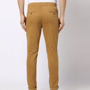 Pantalones Chinos de Hombre de Calidad Premium, Corte Slim, con Logotipo Personalizado, Elegantes, Ajustados, para Golf, Corte Recto, Teñido Liso - Product Image 6