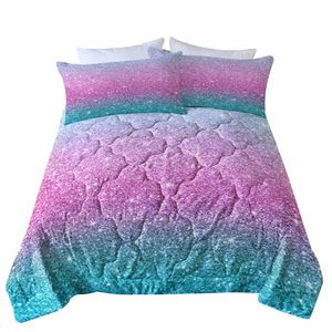 Ultra Soft Romantic All-Season 3-Piece Reversible <b>Comforter</b> <b>Set</b> Twin Size Quilt Bedding - Product Image 5