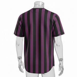 Camiseta de Béisbol Personalizada con Botones para Hombre y Mujer, Estilo Hip Hop para Uniformes de Animadoras - Product Image 2