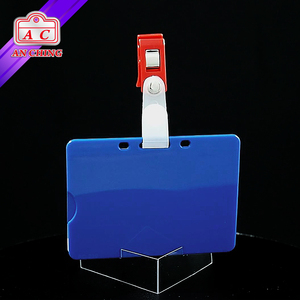 Assorted Colors Office Horizontal ABS <b>ID</b> Card <b>ID</b> Badge <b>Holder</b> - Product Image 4