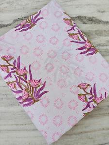 Tissu en coton imprimé au bloc élégant, écologique, réutilisable, à motifs floraux, impression personnalisée, fournisseur de tissus imprimés à la main en gros - Product Image 6