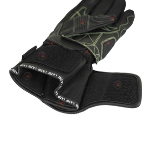 Gants de moto en cuir de vachette véritable de qualité supérieure, avec manchette longue, protection des phalanges, pour la conduite en ville, le tourisme et la course. - Product Image 6