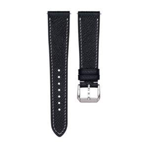 Corporate Elite Epsom Leather <b>Watch</b> Band Hand-stitched for Luxury Brand <b>Watches</b> Durable Pressed Grain Business Style Success - Product Image 3