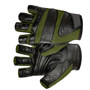 Guantes de Gimnasio de Medio Dedo de Cuero de Alta Calidad con Material Transpirable y Agarre Antideslizante para Entrenamiento Físico Unisex - Product Image 3