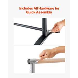 Barra da Ballet Portatile Autoportante Regolabile in Altezza (120 cm) con Design Anti-Oscillazione per Allenamento Fitness - Product Image 6