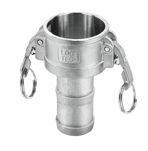 Adaptateur de raccord de tuyau Camlock en acier inoxydable de type C Lock Tech, femelle - Product Image 3