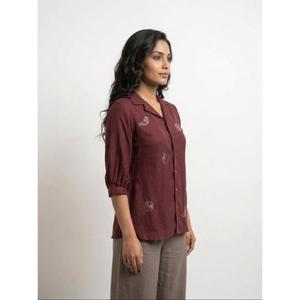 Elegante Camisa de Algodón para Mujer con Botones en la Parte Delantera para Comodidad y Estilo Diarios, Compre Directamente del Proveedor - Product Image 1