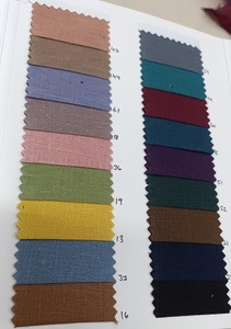 Tissu exclusif en soie et lin, tissé en coton, tissu en lin et polyester pour doublure de vêtements, destiné à l'industrie textile de la mode. - Product Image 2