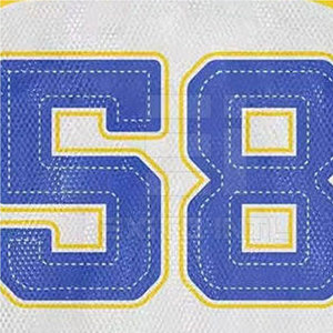 Maillot de football américain vintage pour homme, numéro 58 brodé, col en V en maille, coupe oversize, style hip-hop streetwear, chemise de sport universitaire unisexe - Product Image 5