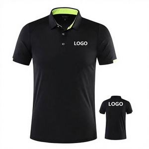เสื้อกอล์ฟผู้ชายแบบสั้น แห้งเร็ว พิมพ์ลายแบบซับลิเมชั่น ไซส์ใหญ่ สำหรับสกรีนลาย - Product Image 3
