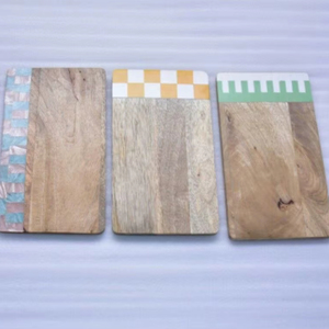 Tabla de cortar de madera y resina de diseño de alta calidad, tabla de cortar con incrustaciones de resina, tabla de quesos de madera, tabla de quesos al mejor precio. - Product Image 1