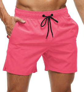 2023กางเกงขาสั้นชายหาดสำหรับผู้ชายกางเกงขาสั้นแห้งเร็วผ้าโพลีเอสเตอร์สีพื้นสไตล์ลำลองมีขนาด6XL สำหรับใช้ในยิมฤดูร้อน - Product Image 3