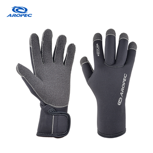 Gants de plongée AROPEC 3mm 5mm en Kevlar, anti-abrasion, résistants aux coupures, en néoprène, avec Velcro en V pour la plongée et la pêche sous-marine. - Product Image 1