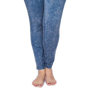 Leggings de yoga vintage sans couture respirants à taille haute élastique pour femmes en Spandex/Nylon avec logo personnalisé en gros - Product Image 6