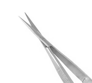 Ciseaux à ressort à lame tranchante, en acier inoxydable courbé, avec manche en céramique, demi-or 24 carats et demi-argent, les plus vendus - Product Image 6
