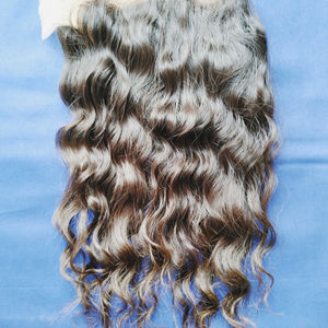 Vente en gros Extensions de cheveux humains 100% vierges temple vietnamien Extensions de cheveux soyeux ondulés profonds Faisceaux de vendeur Vague naturelle Cheveux humains indiens - Product Image 4