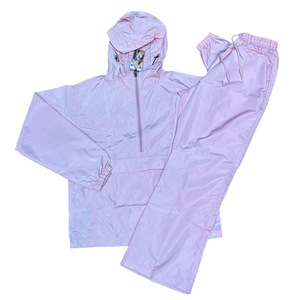 Ensemble de survêtement imperméable pour homme, veste coupe-vent et pantalon, streetwear, techwear, activewear, OEM en gros - Product Image 1