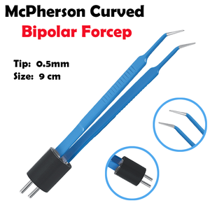 คีมคีบสองขั้วแบบโค้ง McPherson พรีเมียม ทำจากเหล็กกล้าไร้สนิม ใช้ซ้ำได้ ใช้แรงมือ ได้รับการรับรองมาตรฐาน CE สำหรับการผ่าตัด - Product Image 5