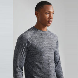 Camisetas de Gimnasio de Manga Larga para Hombre, Personalizadas OEM, Lisas, al por Mayor, Cuello Redondo, Corte Ajustado, Ligeras, 200 Gsm, para Entrenamiento - Product Image 4