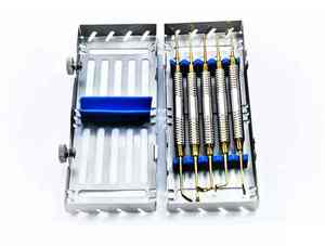 Kit de Implantes Dentales, Juego de 5 Instrumentos para Levantamiento de Seno, con Fuente de Alimentación Manual, Casete de Acero Inoxidable, por Dentavex - Product Image 5