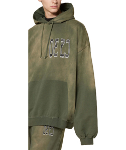 Conjunto Deportivo Informal Personalizado para Hombre, Sudadera con Capucha y Pantalones de Chándal 100% Algodón, Calidad Premium, Lavado Ácido, Estilo Desgastado - Product Image 4