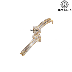 High Modern Elegant Gold Plated Moissanite Tennis <b>Bracelet</b> for Unisex with Brilliant Sparkle Stones Gift at Export Price - Product Image 1