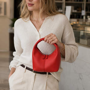 2026 Trendy Shoulder Bag for Women Sling Purse Half Moon Bag Leather Shoulder Bag Messenger Bag Fashion Mini Handbag - Product Image 2