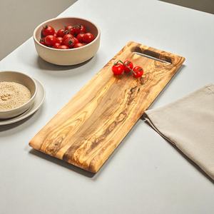 Planche à découper en bois brun de style antique, planche à découper classique en bois pour légumes, fruits et viande - Product Image 6